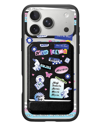 iPhone Magnetic Multifold Wallet - New Jeans Sticker