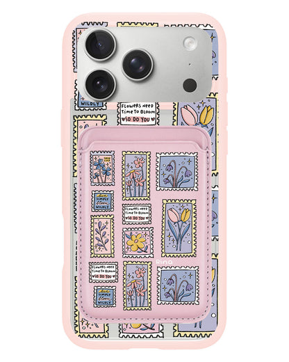 iPhone Magnetic Wallet Case - Time to Bloom