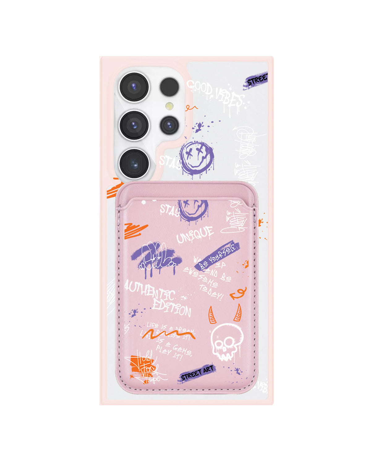 Android Magnetic Wallet Case - Graffiti