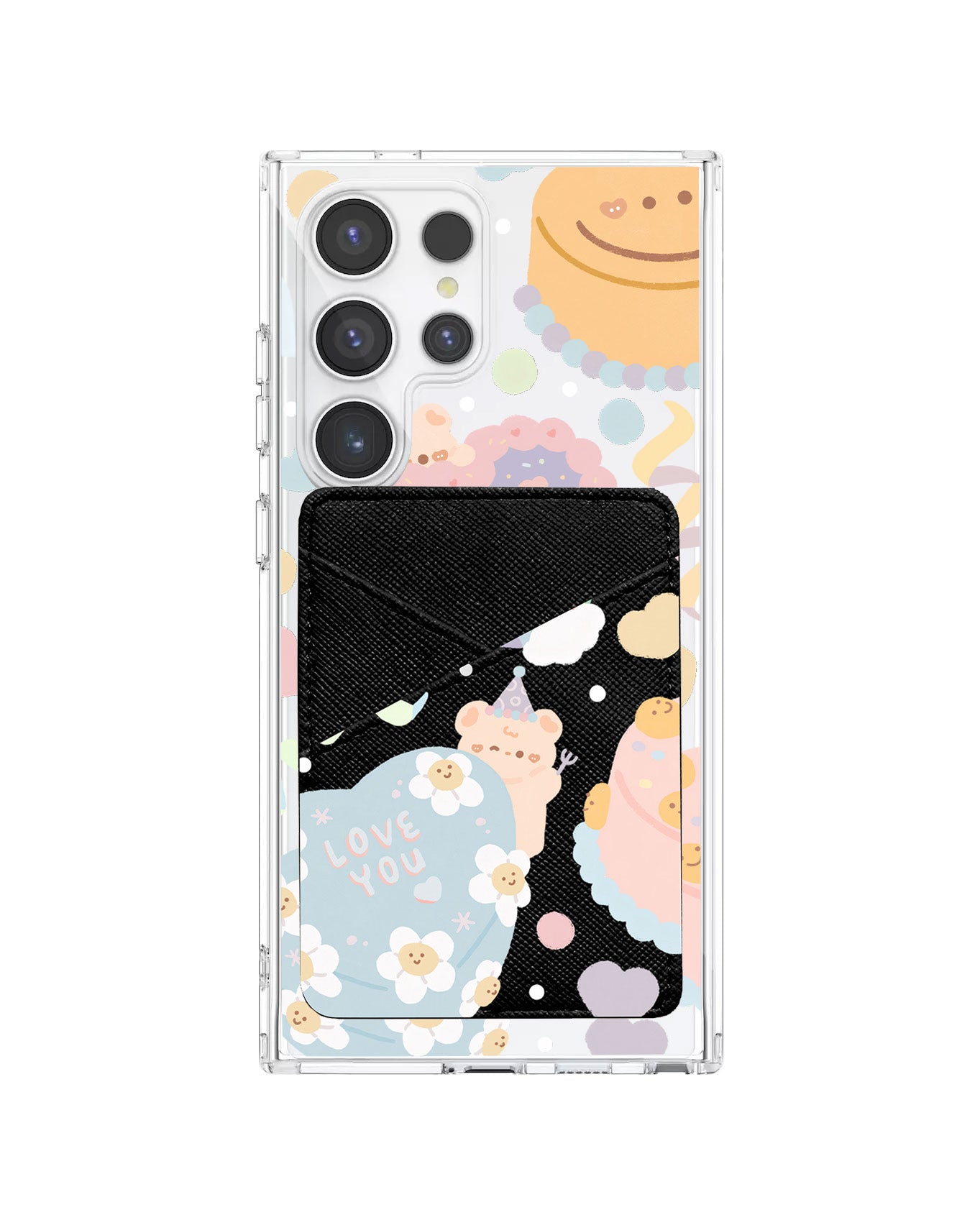 Android Phone Wallet Case - Cake Party