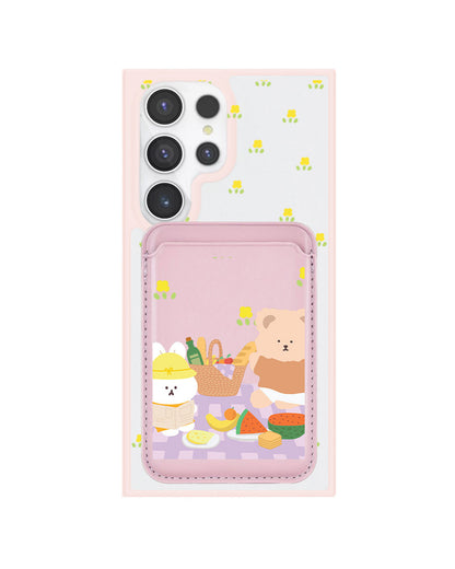 Android Magnetic Wallet Case - Picnic Lilac