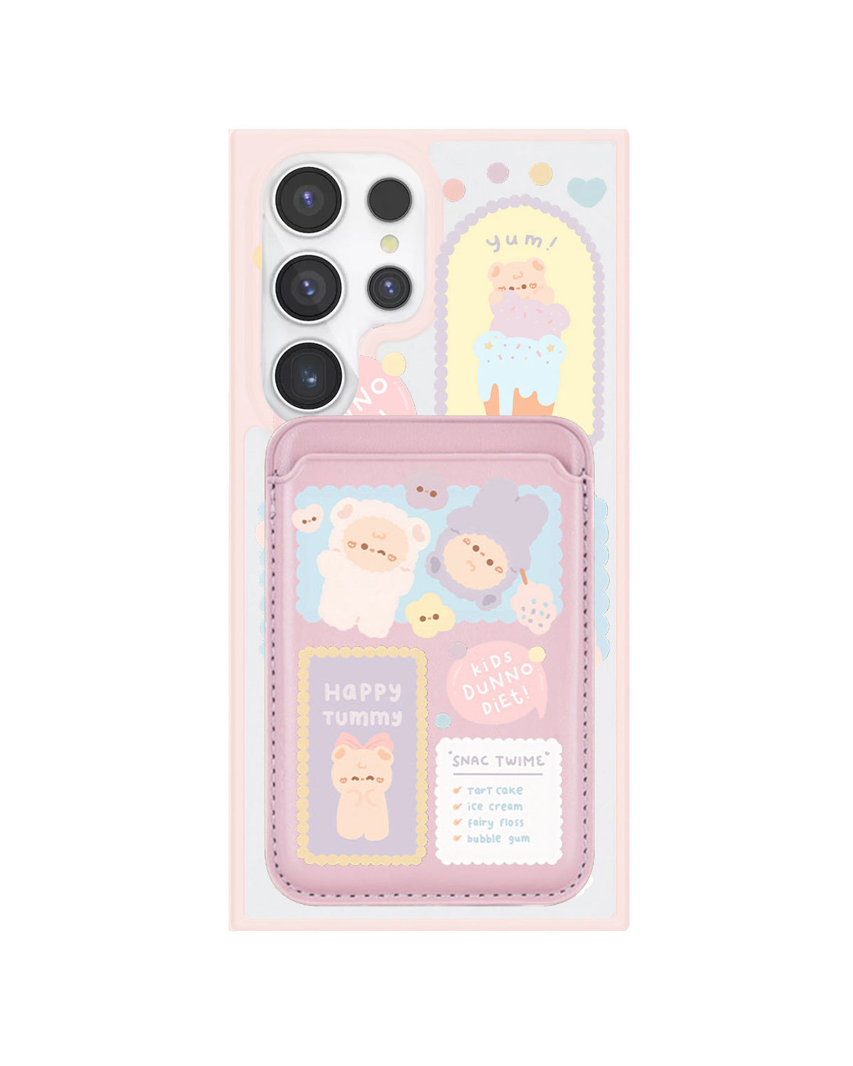 Android Magnetic Wallet Case - Sweets Heaven
