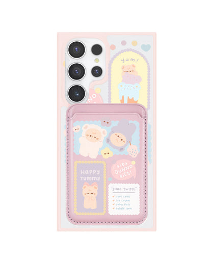 Android Magnetic Wallet Case - Sweets Heaven