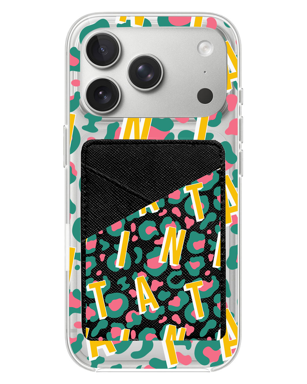 iPhone Phone Wallet Case - Leopard Monogram 4.0
