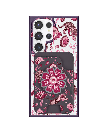 Android Magpop Wallet - Tiger & Floral 2.0