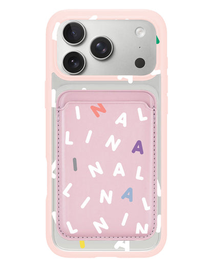 iPhone Magnetic Wallet Case - Monogram 2.0 Putih