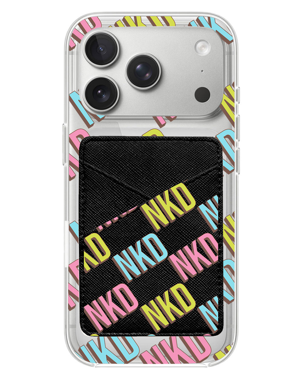 iPhone Phone Wallet Case - Diagonal Initial Monogram 3.0