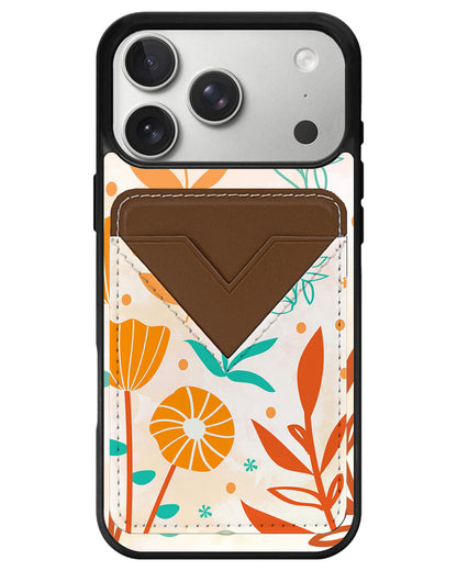 iPhone Avant Wallet Case - Autumn Botanical