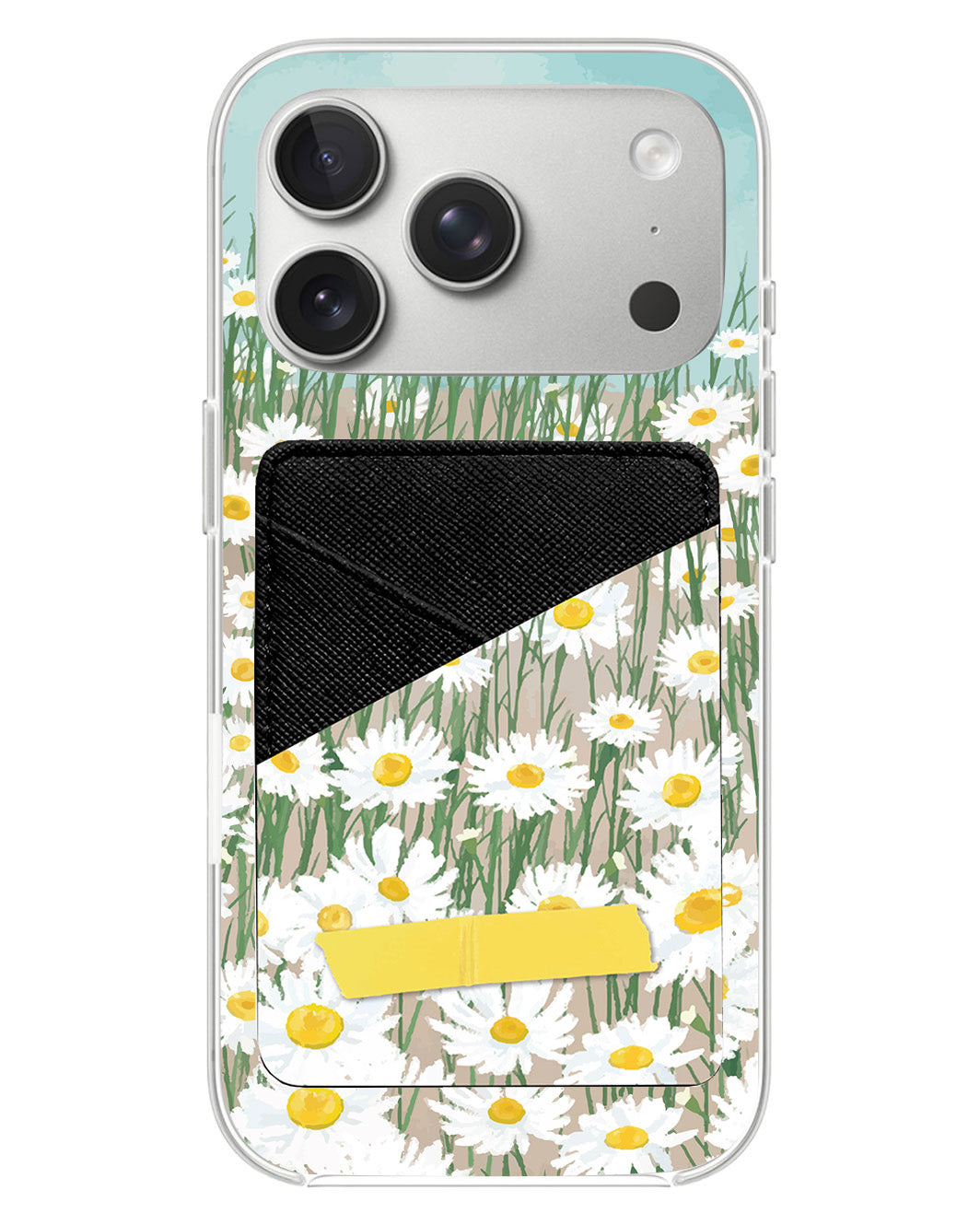 iPhone Phone Wallet Case - Oil Painting Daisy
