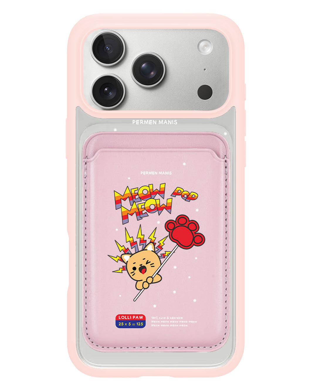 iPhone Magnetic Wallet Case - Meow Pop 2.0