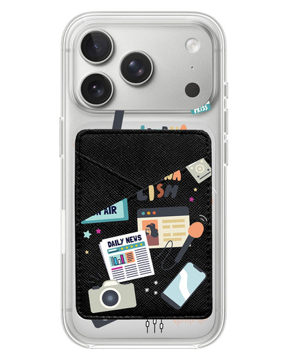 iPhone Phone Wallet Case - Journalism