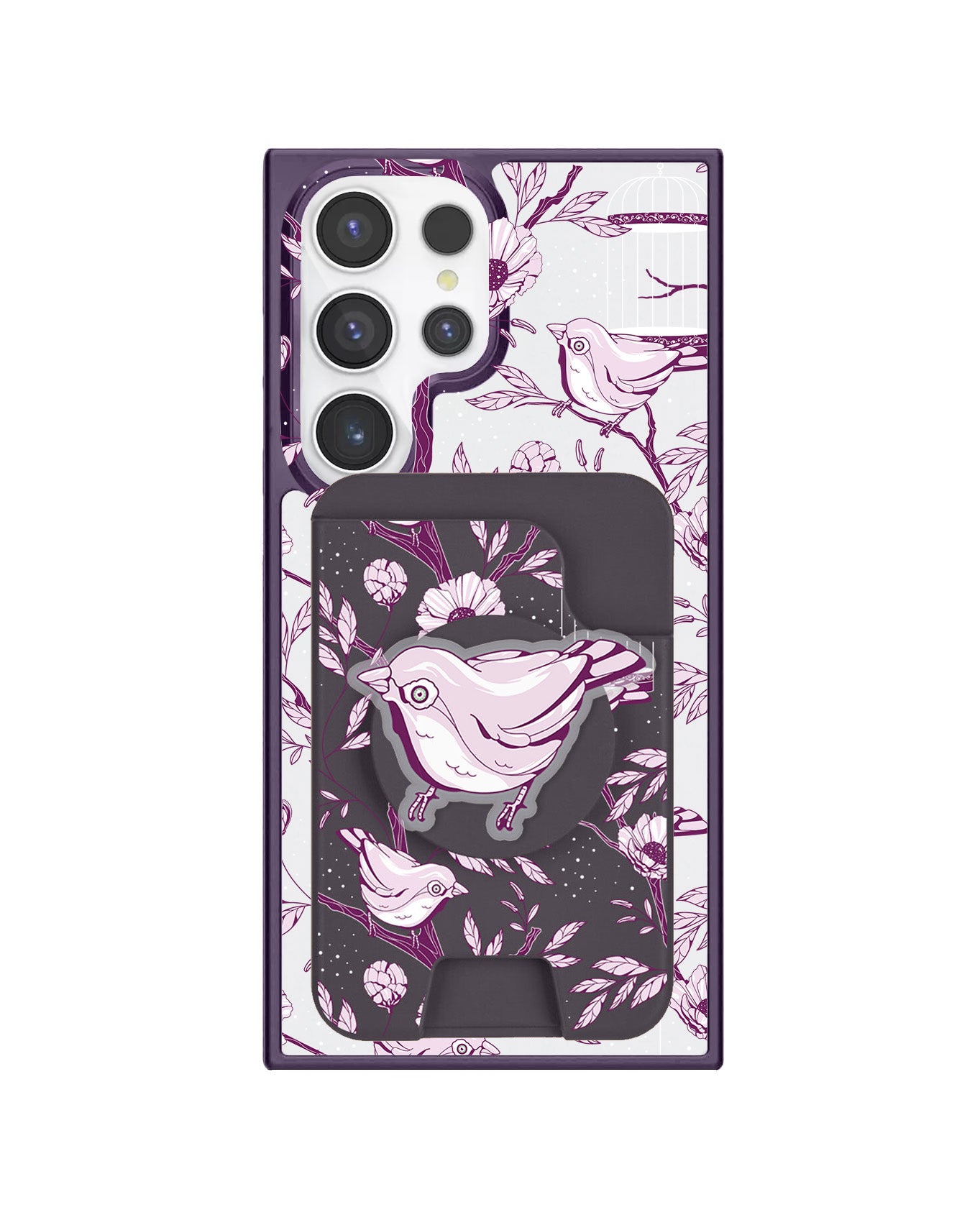 Android Magpop Wallet - Lovebird Monochrome 5.0