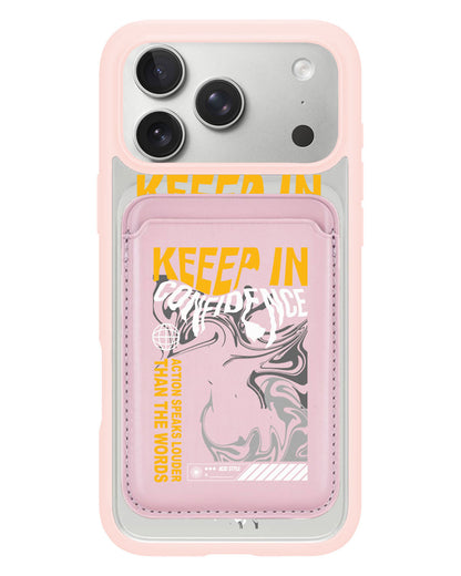 iPhone Magnetic Wallet Case - Keep In Confidence