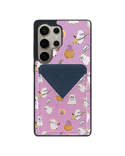 Android Avant Wallet Case - Spooky Cat
