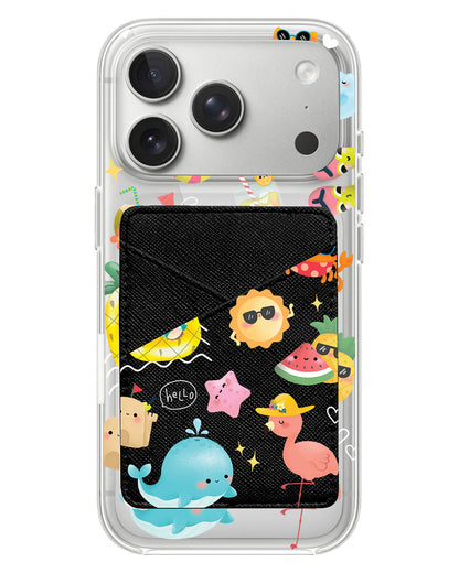 iPhone Phone Wallet Case - Summer