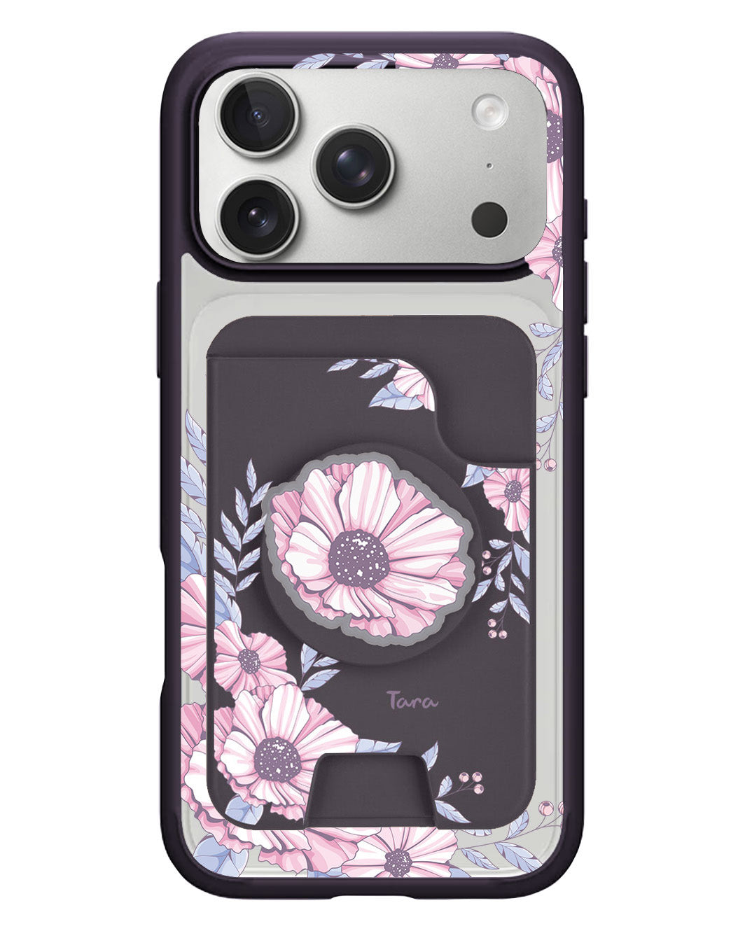 iPhone Magpop Wallet - Pink Blossom
