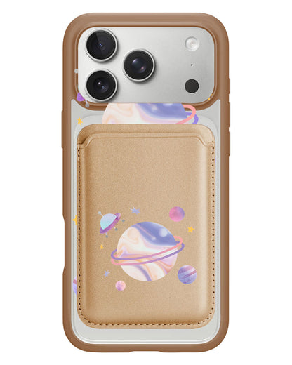 iPhone Magnetic Wallet Case - My Universe