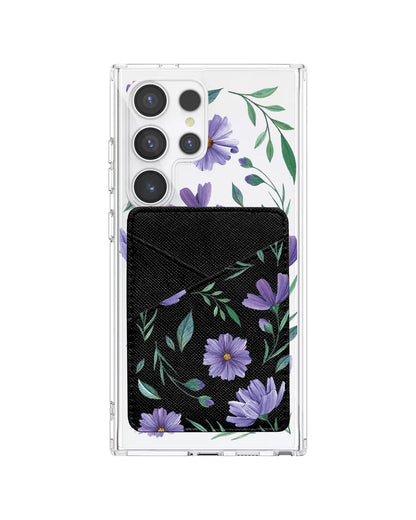 Android Phone Wallet Case - February Violet
