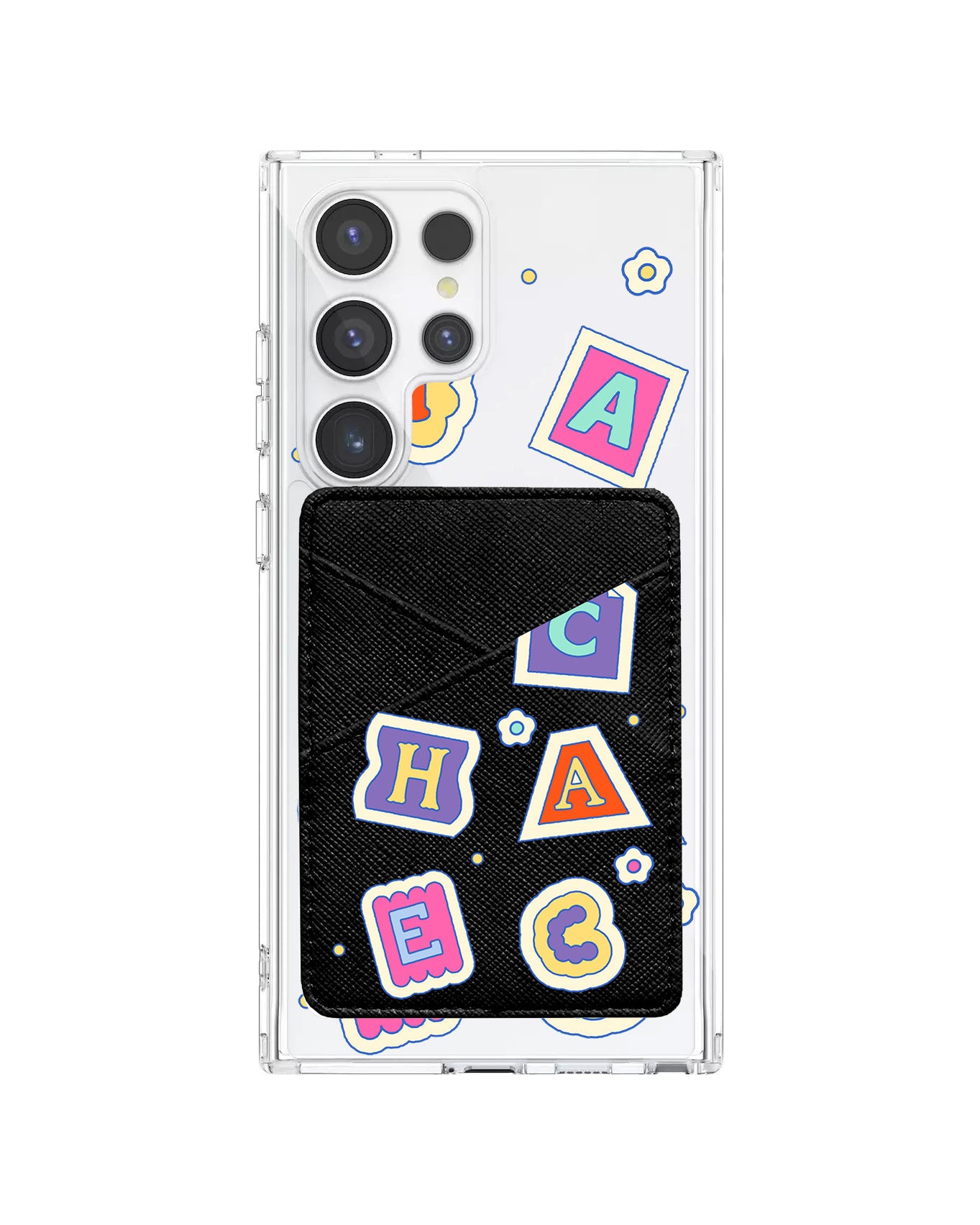 Android Phone Wallet Case - Adorable Monogram 3