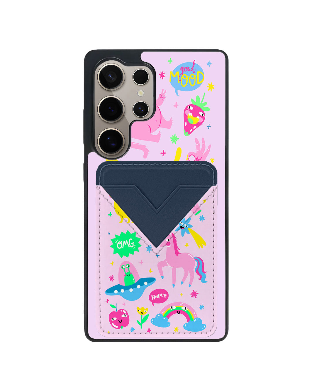 Android Avant Wallet Case - Monster Say Good Mood