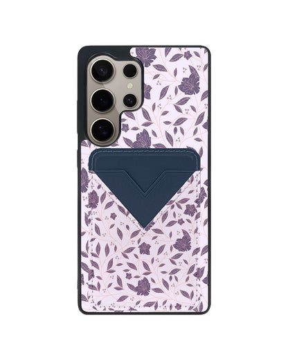 Android Avant Wallet Case - Sketchy Flower 4.0