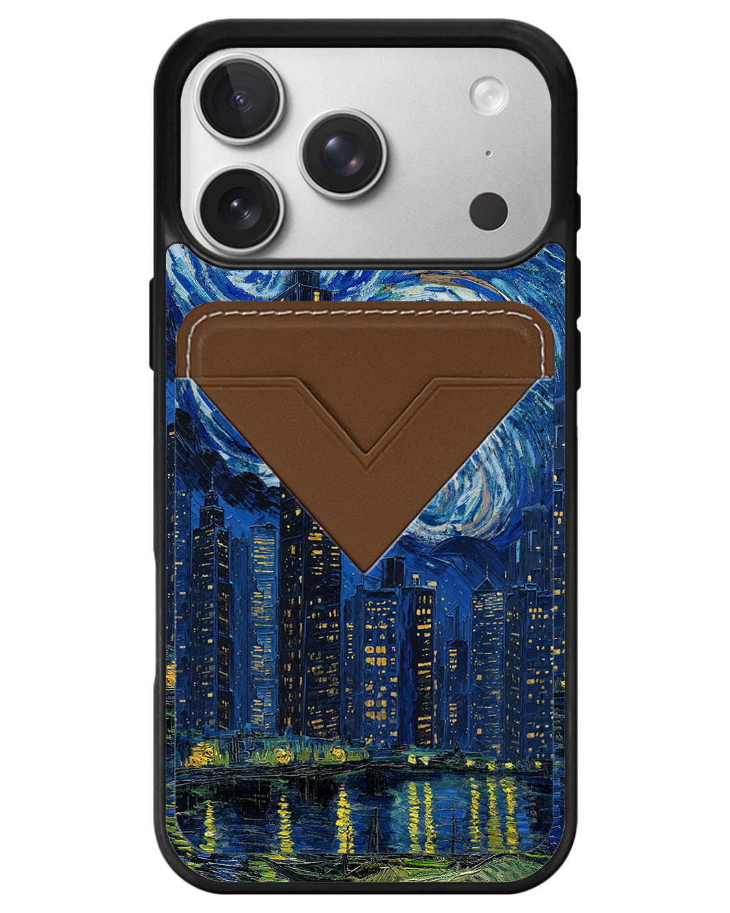 iPhone Avant Wallet Case - Starry Cityscape
