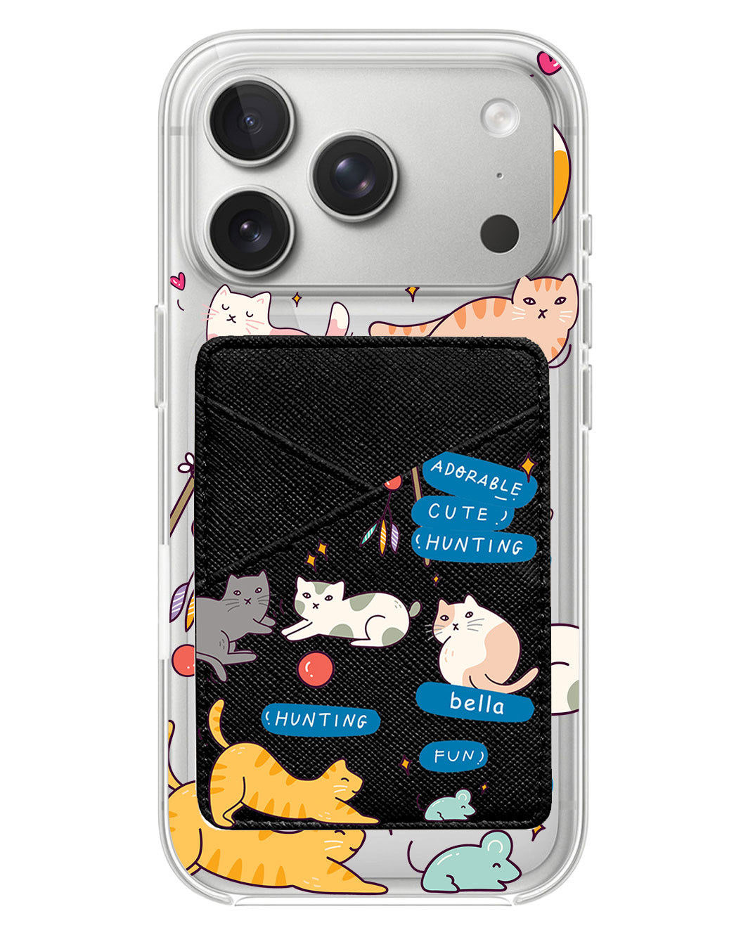 iPhone Phone Wallet Case - Playful Cat 2.0