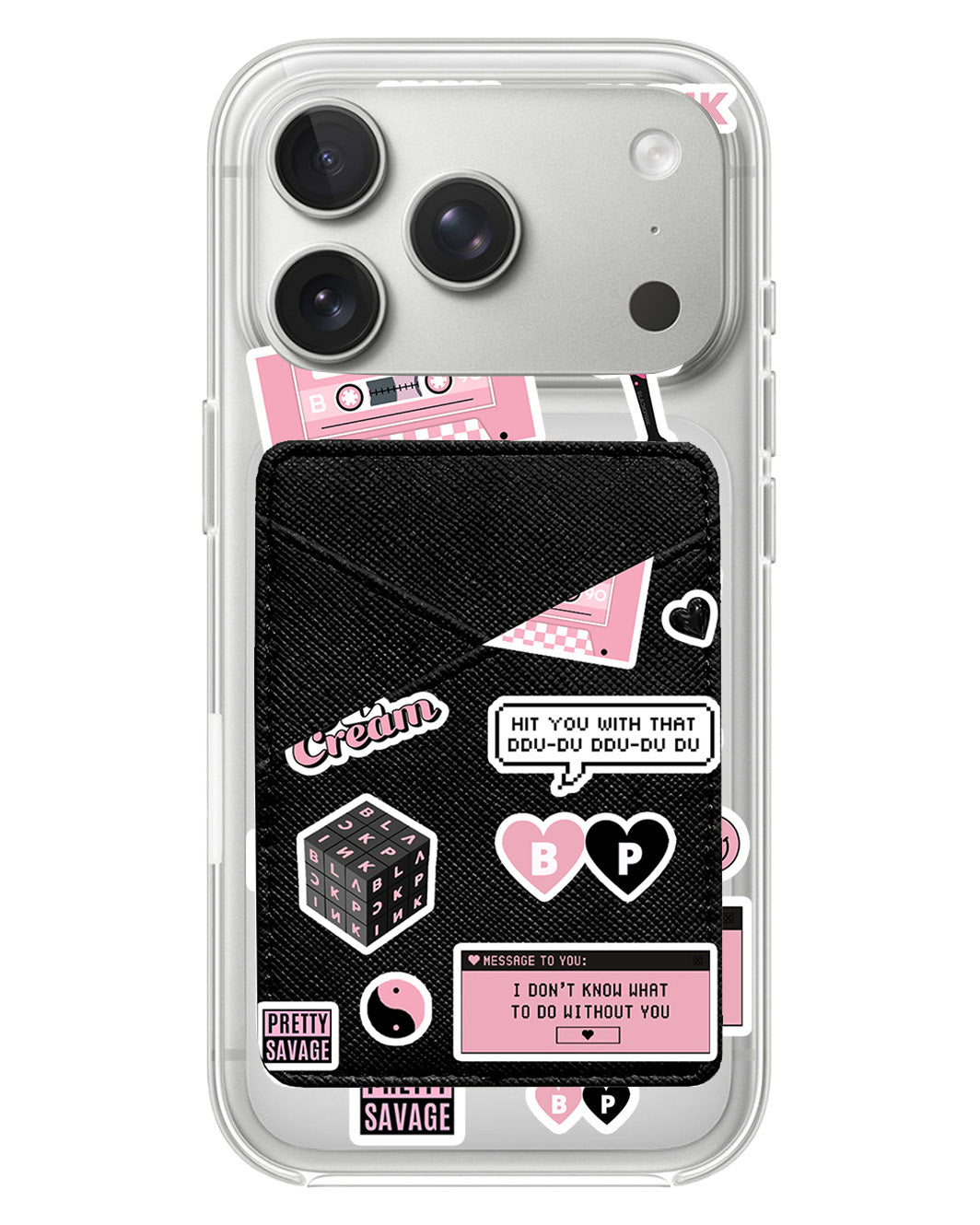 iPhone Phone Wallet Case - Blackpink Sticker Pack