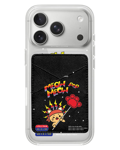 iPhone Phone Wallet Case - Meow Pop 1.0