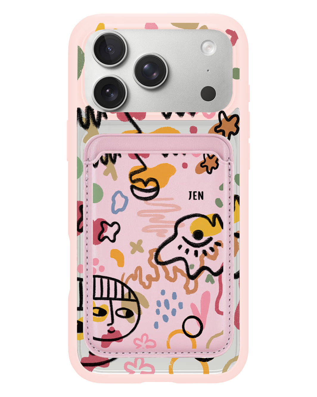 iPhone Magnetic Wallet Case - Abstract 3.0