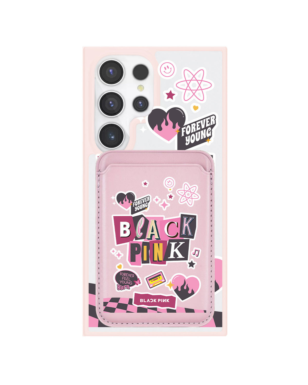 Android Magnetic Wallet Case - Blackpink Forever Young
