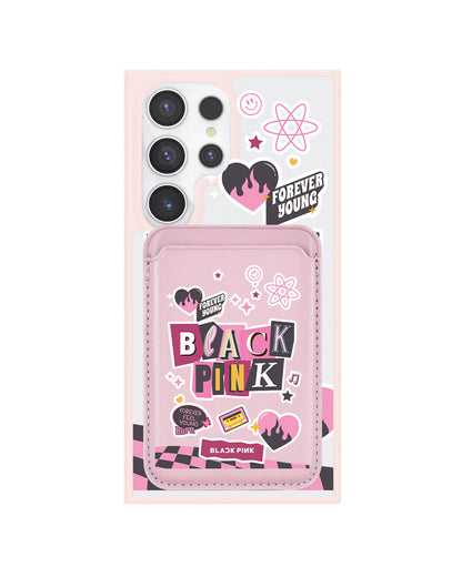 Android Magnetic Wallet Case - Blackpink Forever Young
