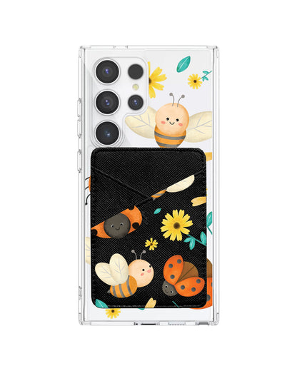 Android Phone Wallet Case - Lady Bug & Bee
