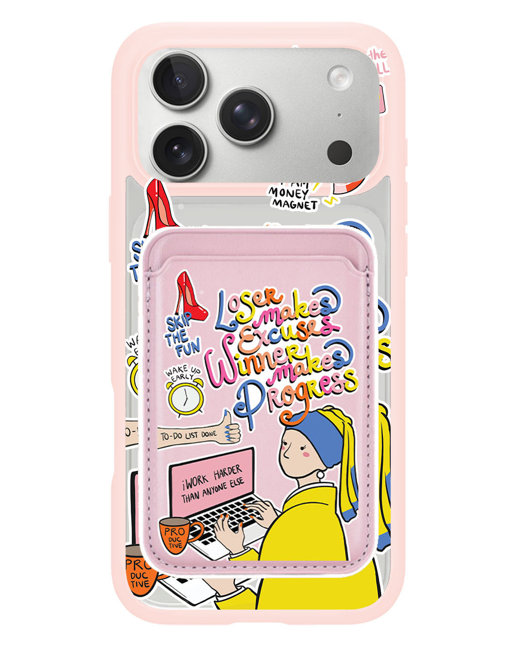 iPhone Magnetic Wallet Case - Ambitch