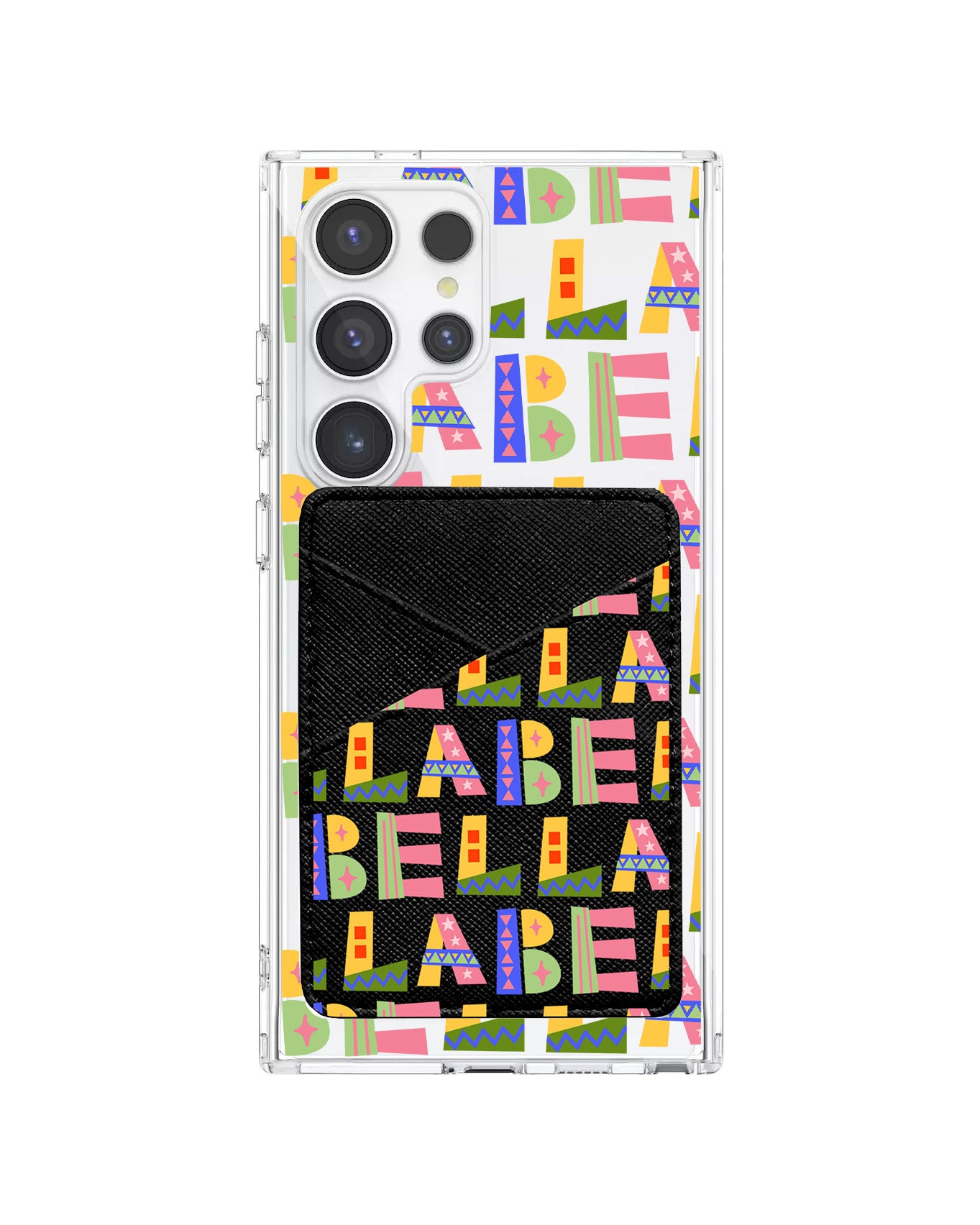 Android Phone Wallet Case - Playful Monogram 5.0