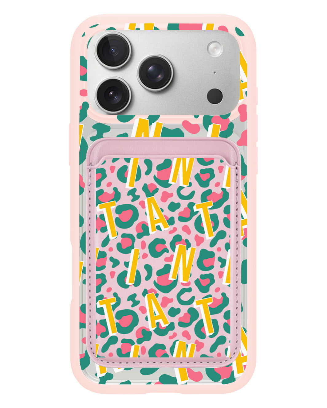 iPhone Magnetic Wallet Case - Leopard Monogram 4.0