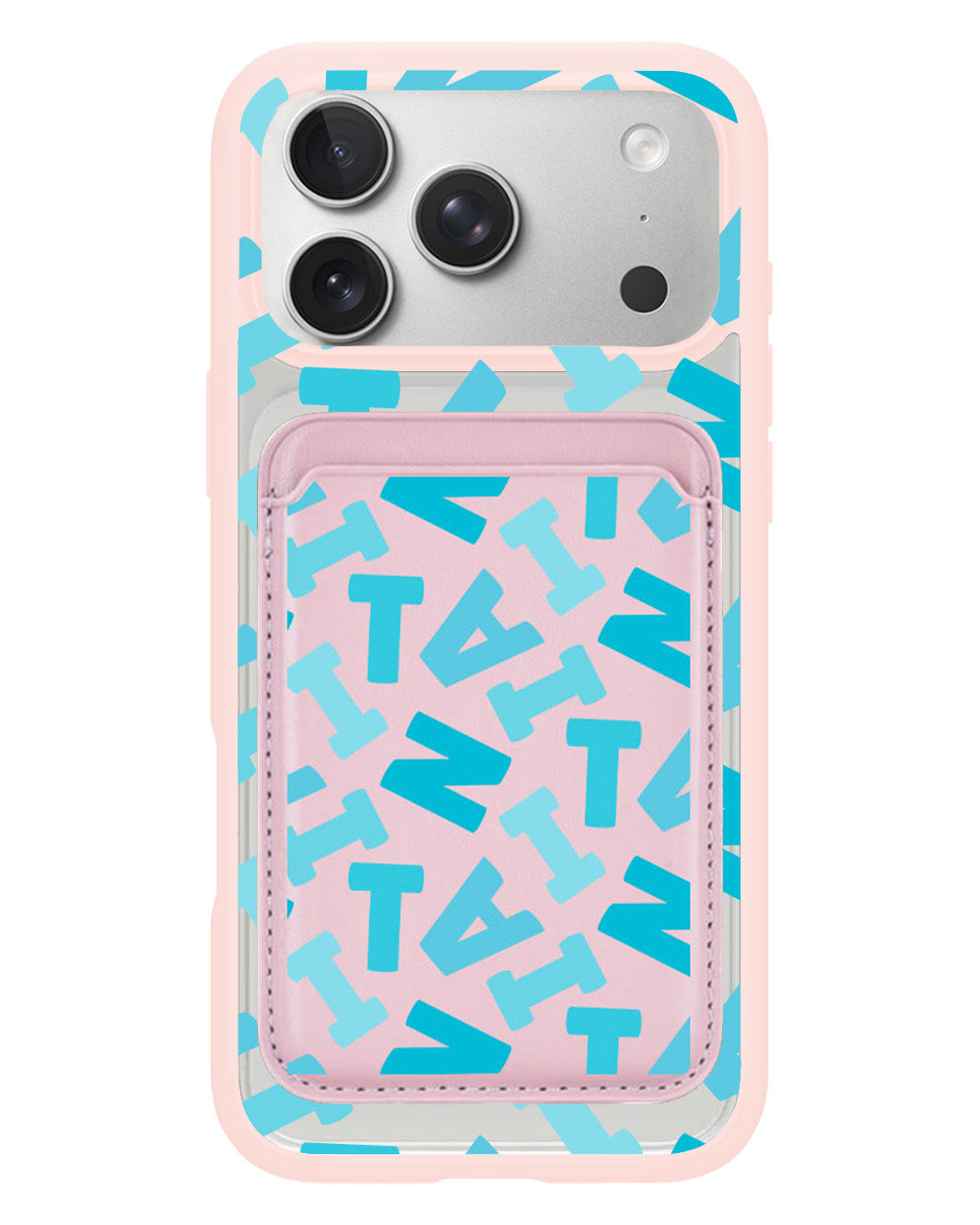 iPhone Magnetic Wallet Case - Scattered Monogram 5.0