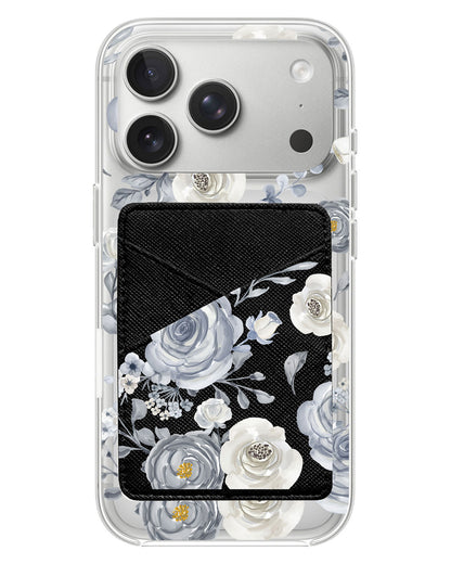 iPhone Phone Wallet Case - Blue Rose