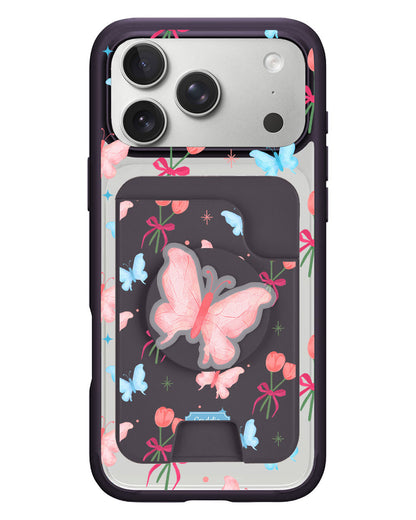 iPhone Magpop Wallet - Coquette Butterfly