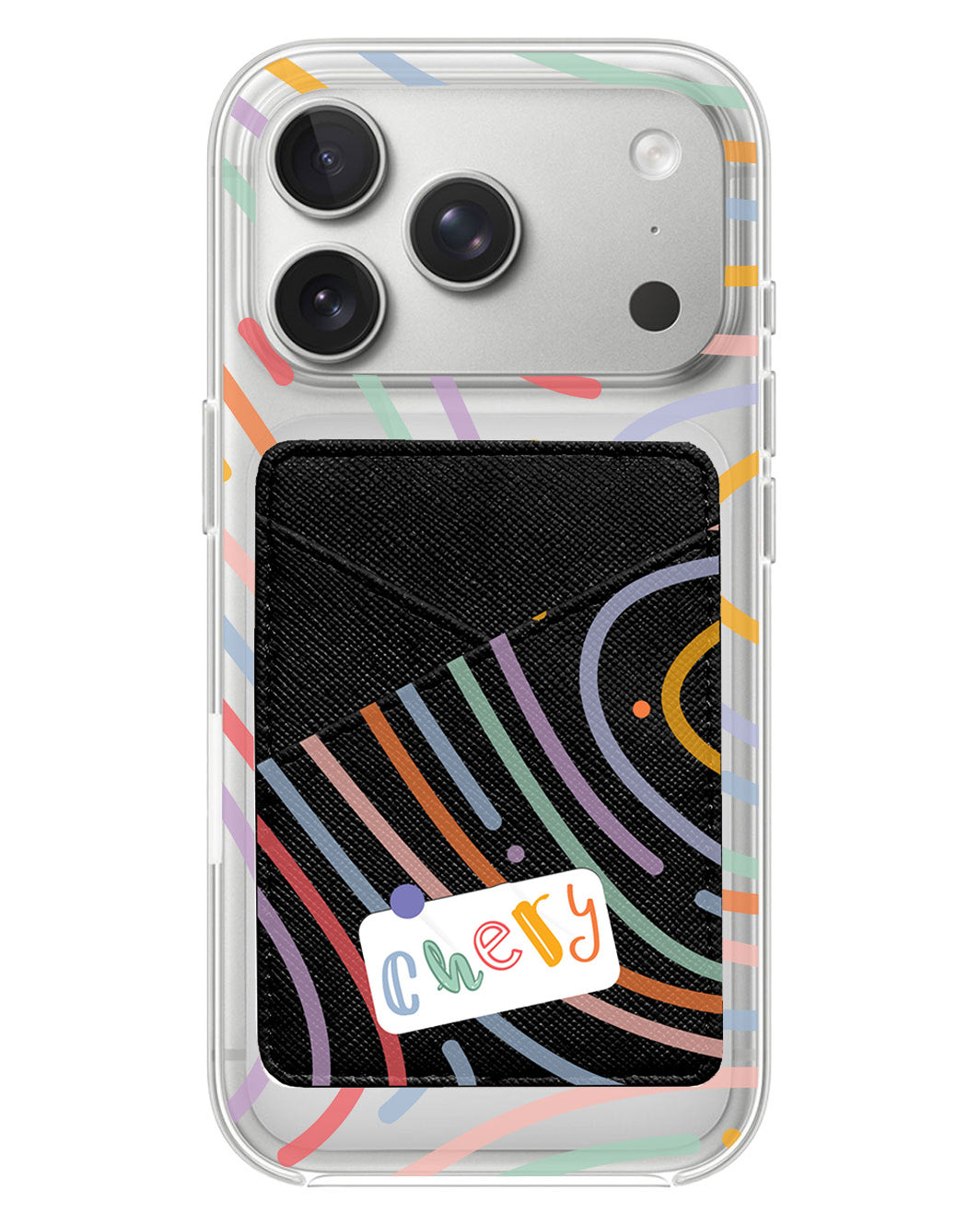iPhone Phone Wallet Case - Doodle Monogram 2.0