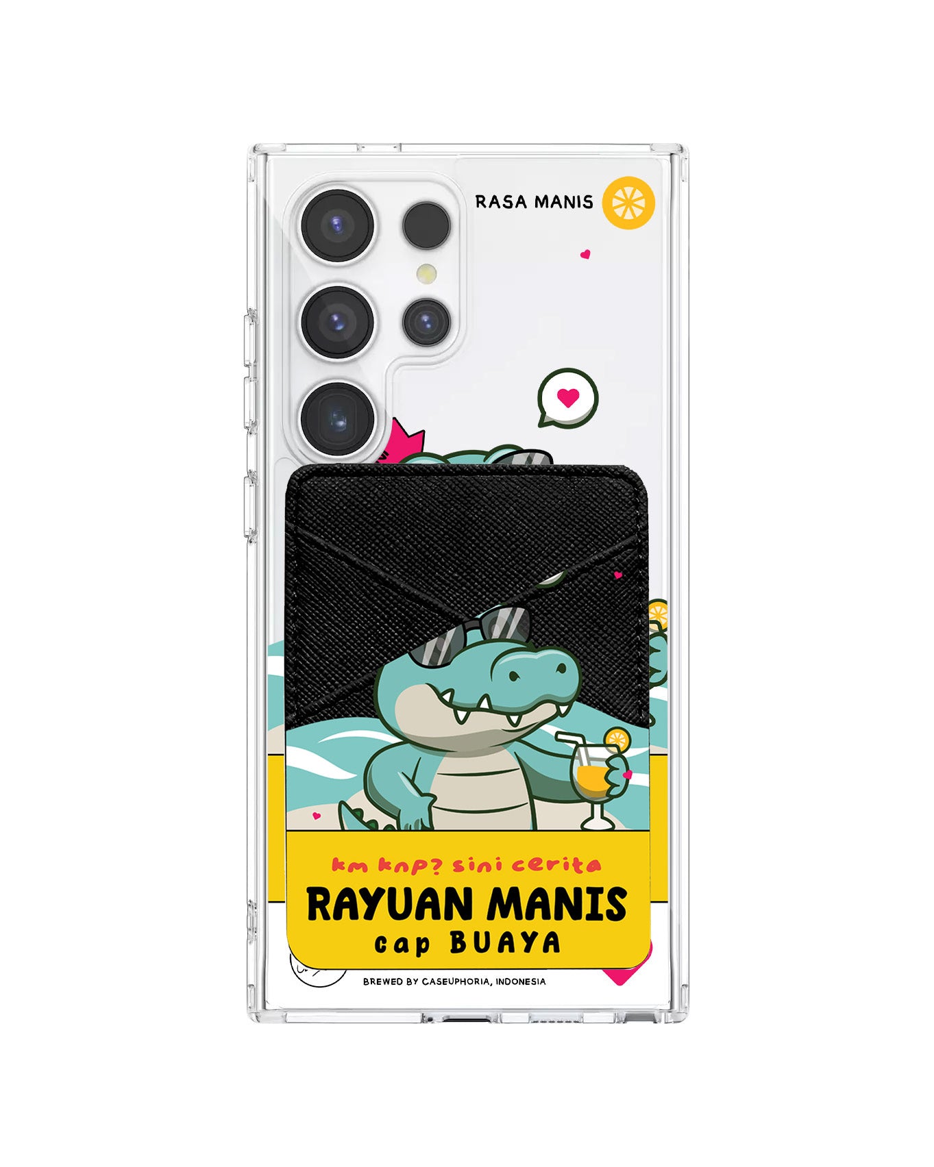 Android Phone Wallet Case - Cap Buaya