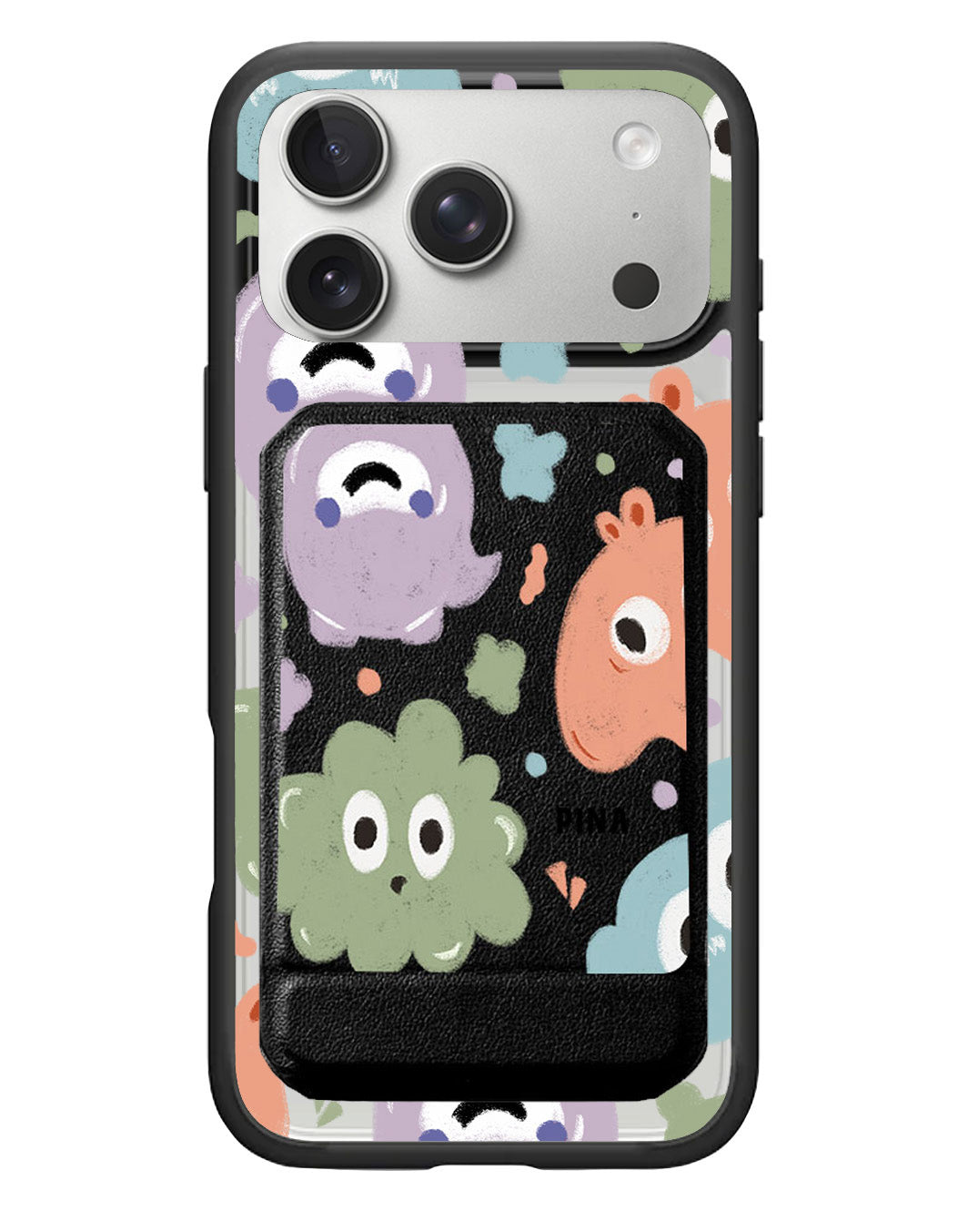 iPhone Magnetic Multifold Wallet - Cute Monster 2.0