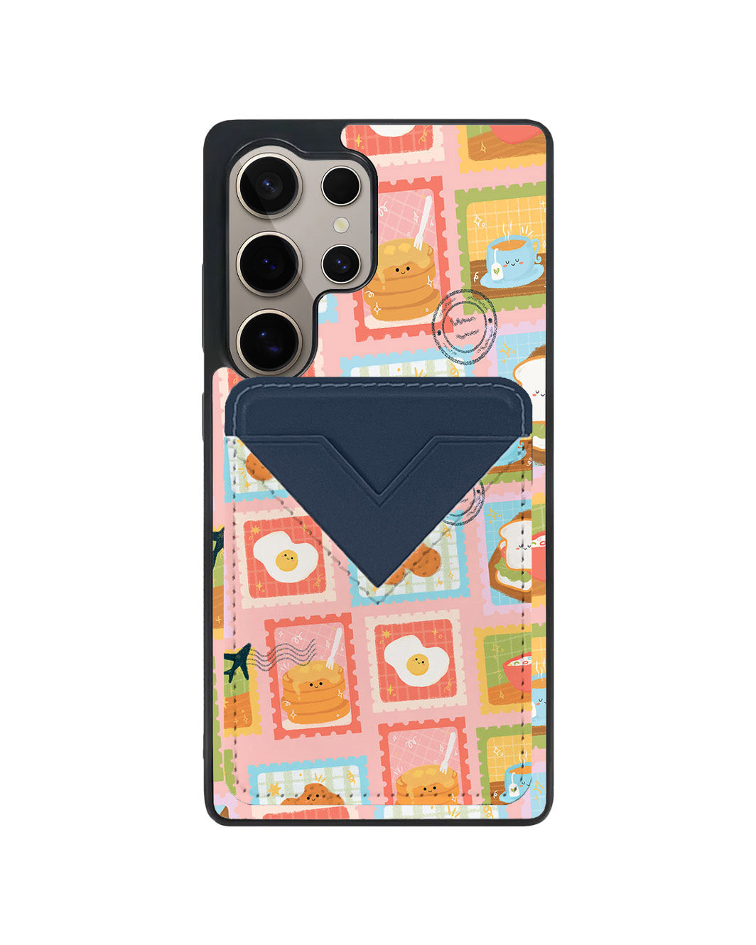 Android Avant Wallet Case - Breakfast Menu Stamps