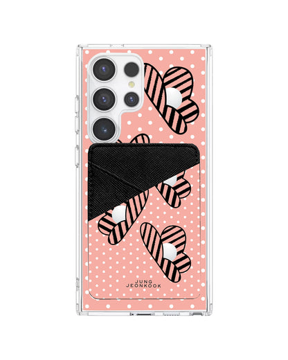 Android Phone Wallet Case - Pink Honey