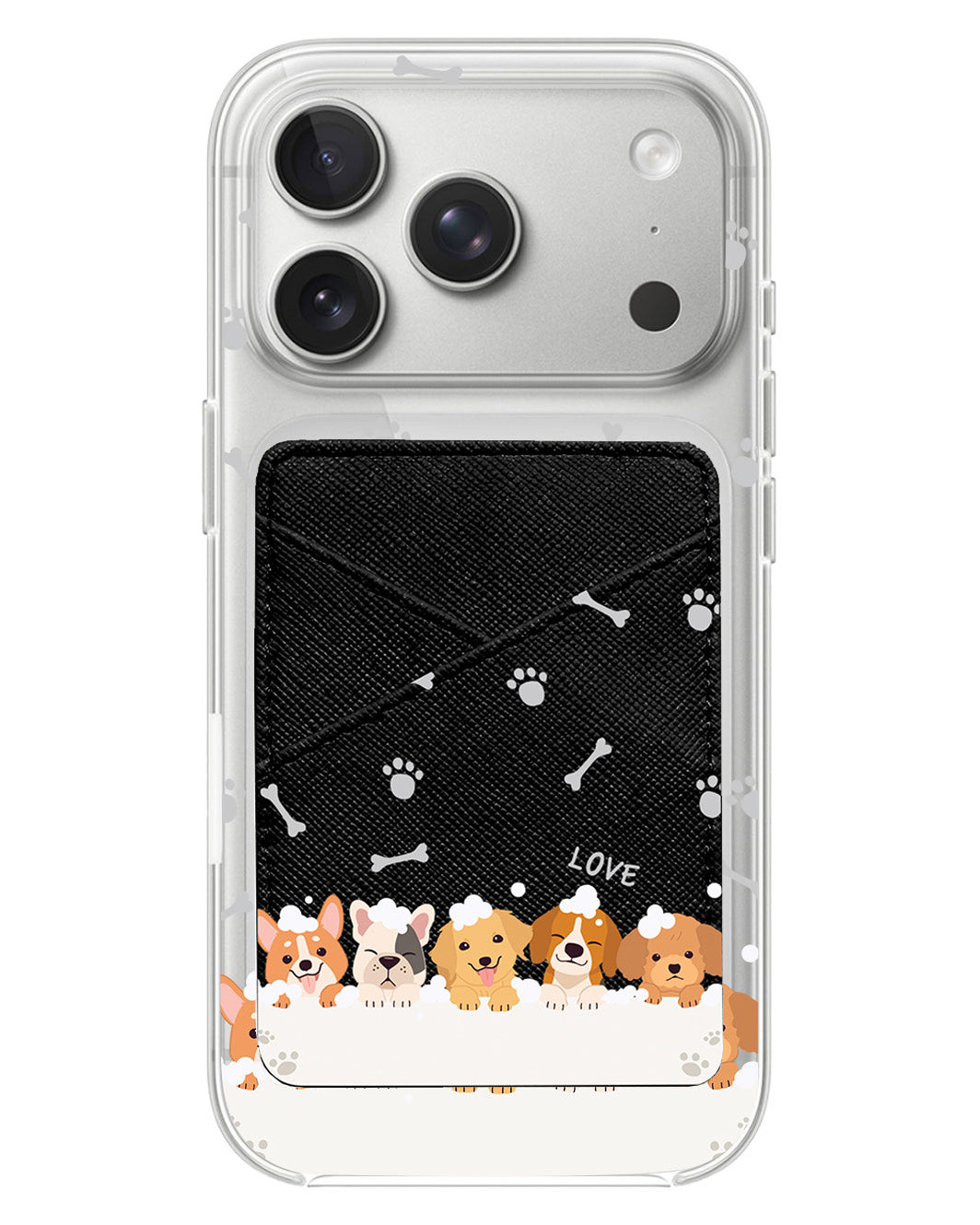 iPhone Phone Wallet Case - Ruff Family 2.0