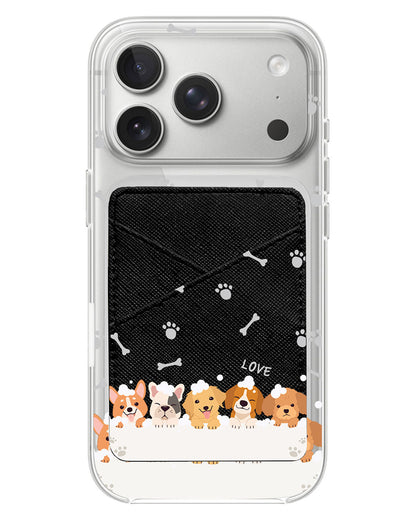 iPhone Phone Wallet Case - Ruff Family 2.0