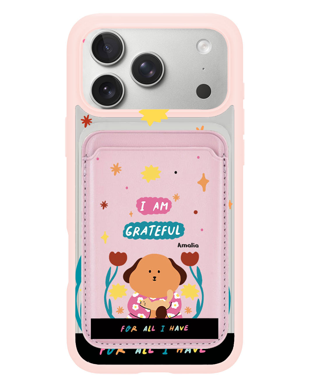 iPhone Magnetic Wallet Case - Kiku And The Cat