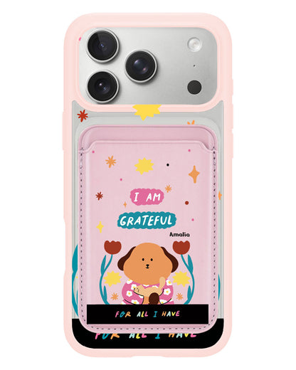 iPhone Magnetic Wallet Case - Kiku And The Cat