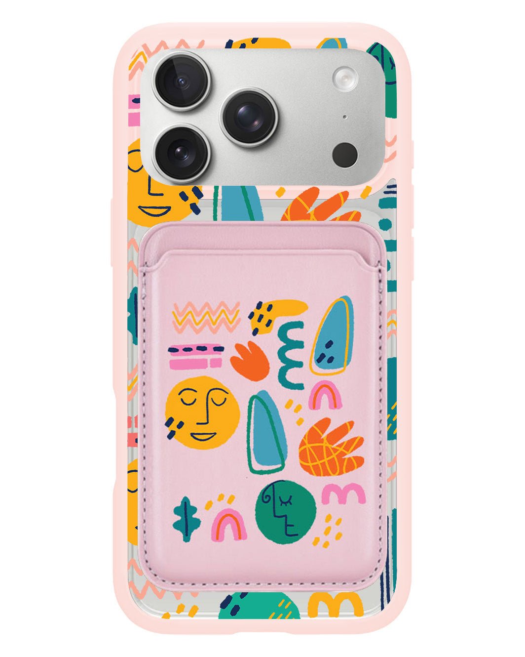 iPhone Magnetic Wallet Case - Silent Art