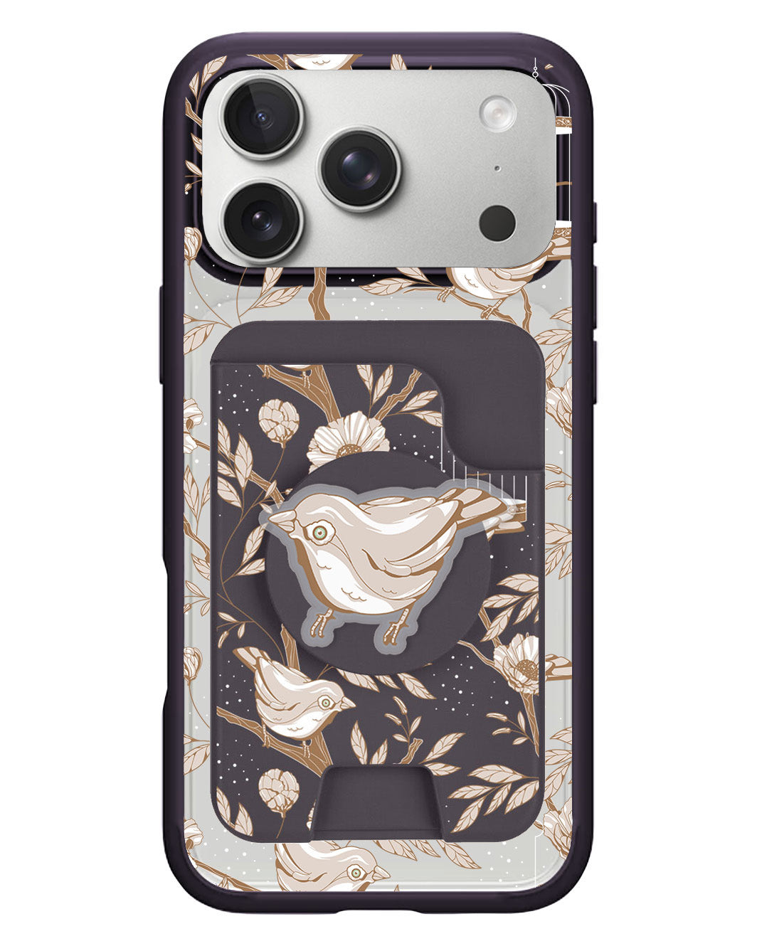 iPhone Magpop Wallet - Lovebird Monochrome 3.0